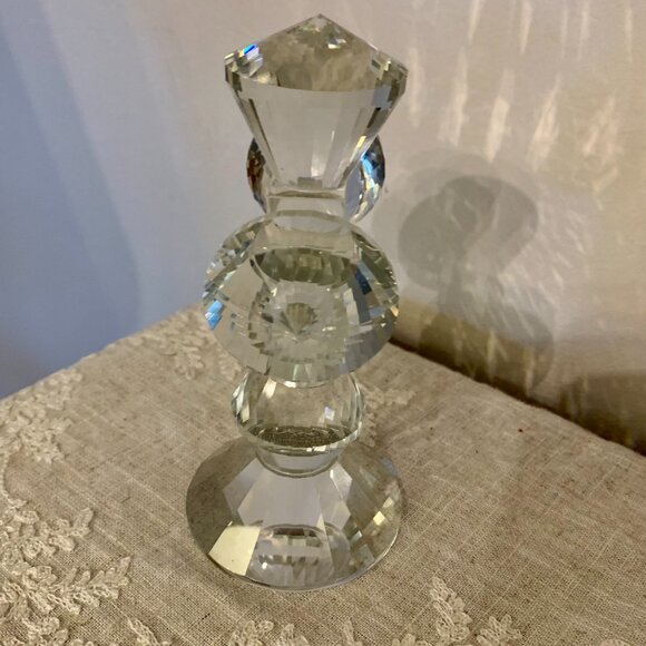 Beautiful Multi Faceted Crystal Easter Christian Cross - Picture 3 of 6